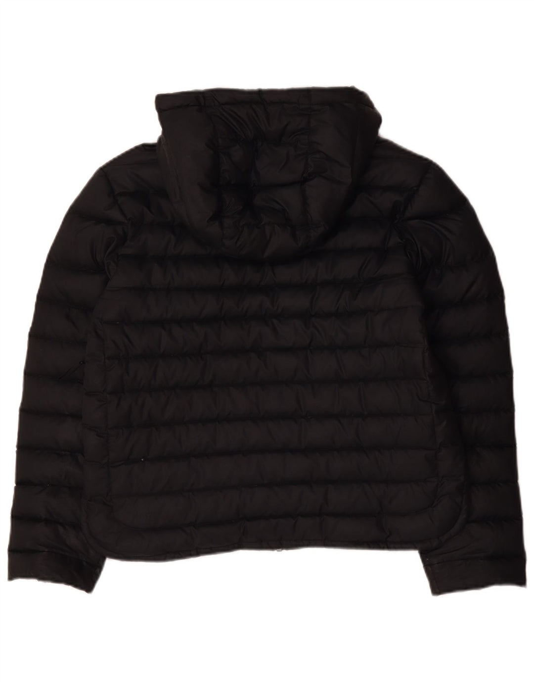 Nike Dame Hætte Oversized Polstret Jakke UK 6 XS Sort Polyester