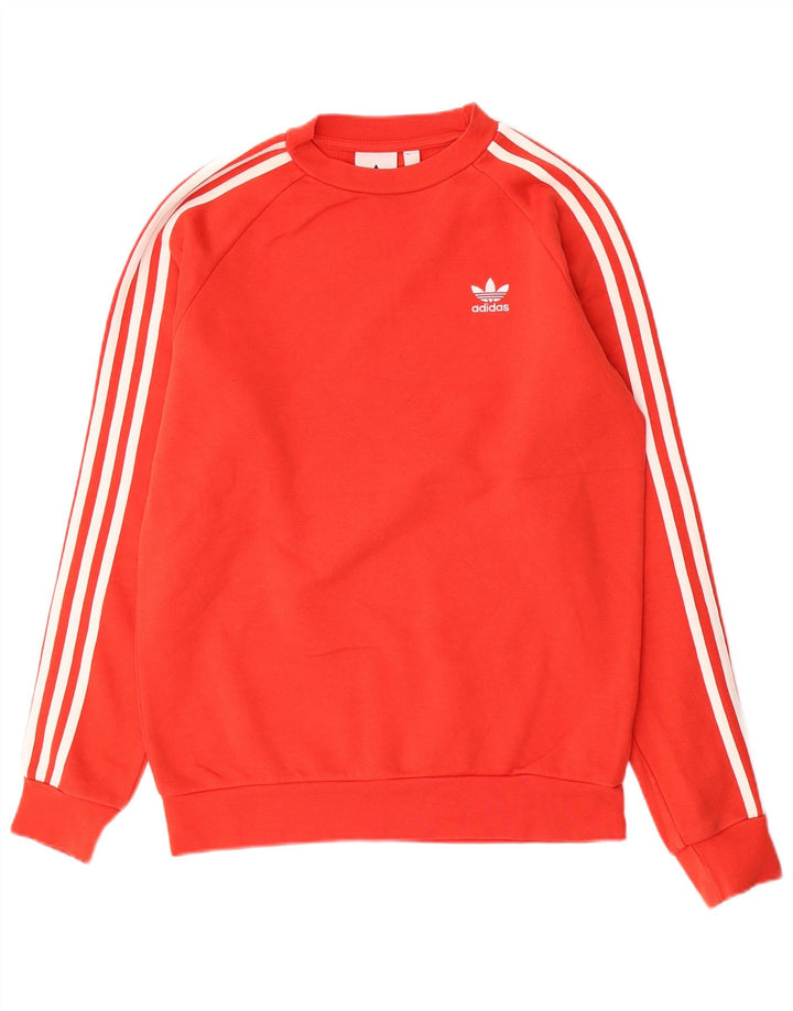 Adidas Sweatshirt til mænd XS Rød bomuld