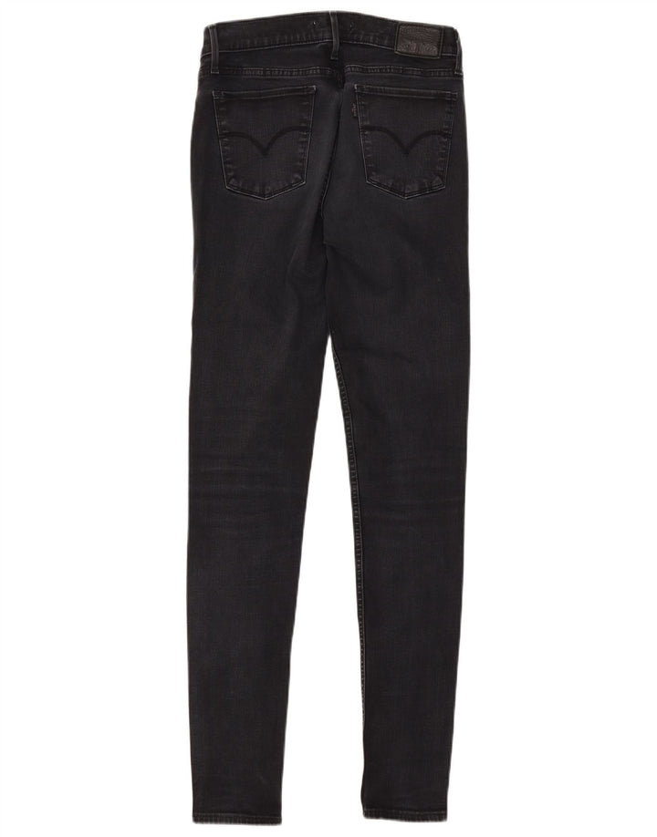 Levi's Dame 710 Super Skinny Jeans W29 L32 Sort Bomuld