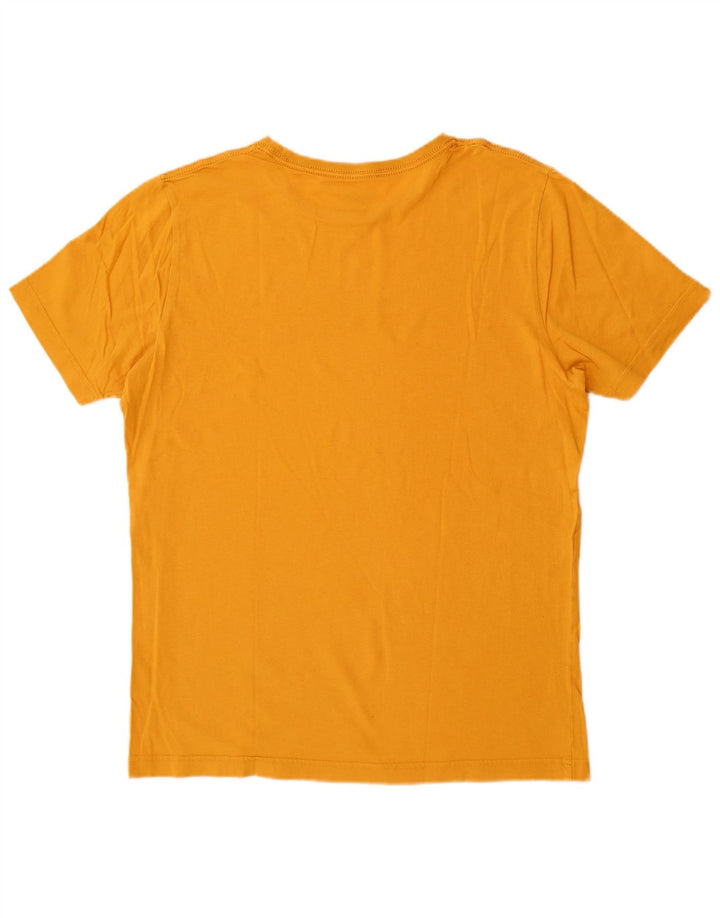 Puma Herre grafisk T-shirt Top Medium Gul Bomuld