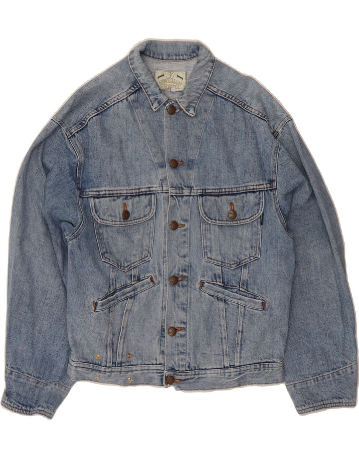 RIFLE Mens Denim Jacket UK 36 Small Blue Cotton Vintage Rifle and Second-Hand Rifle from Messina Hembry 