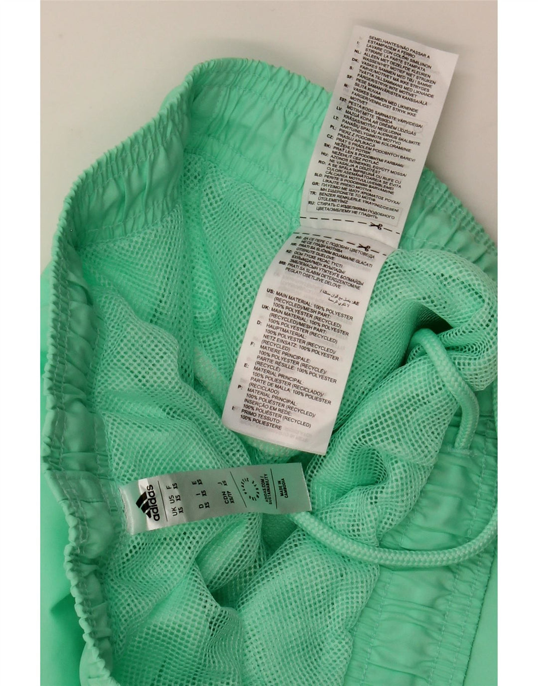Adidas Aeroready svømmeshorts til mænd XS Grøn polyester