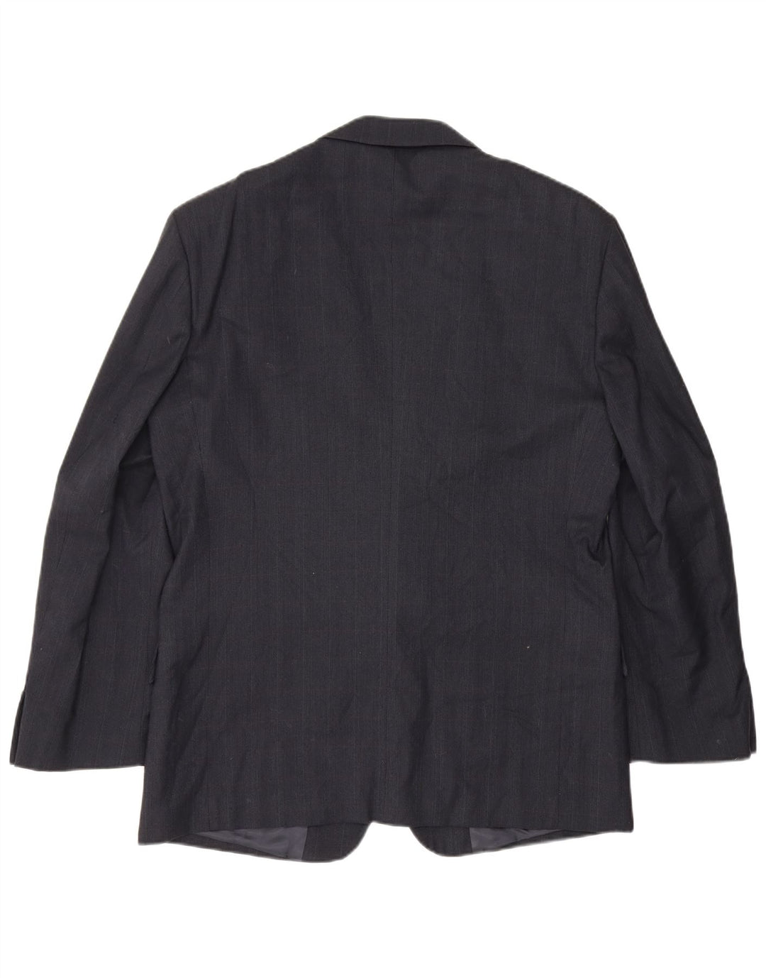 Valentino Herre 2-knaps blazerjakke IT 52 XL Marineblå Virgin Wool