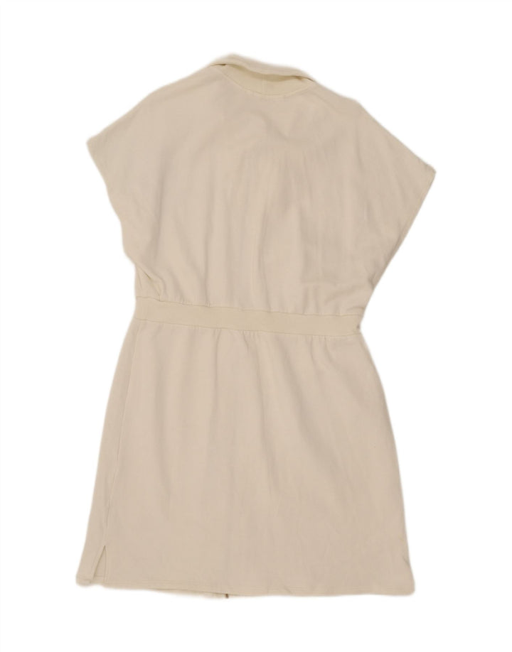 NAF NAF Womens A-Line Dress UK 18 XL White Vintage Naf Naf and Second-Hand Naf Naf from Messina Hembry 