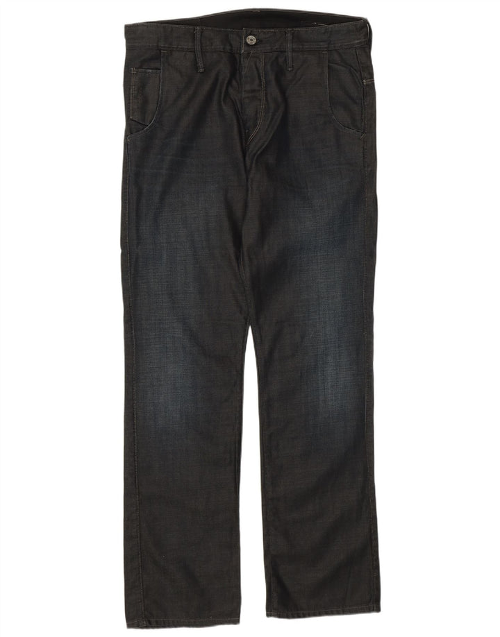 G-Star Straight Jeans til mænd W33 L32 Marineblå bomuld