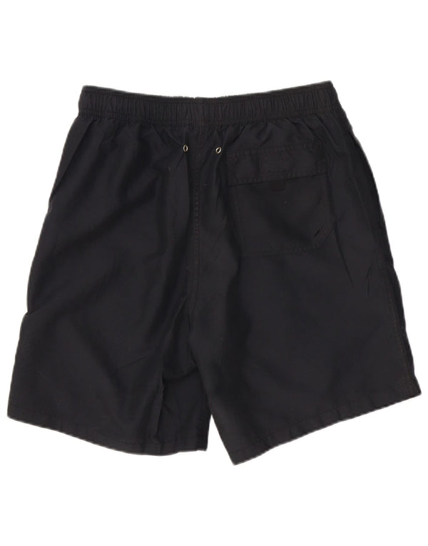Calvin Klein Herre grafiske svømmeshorts Medium Sort Polyester