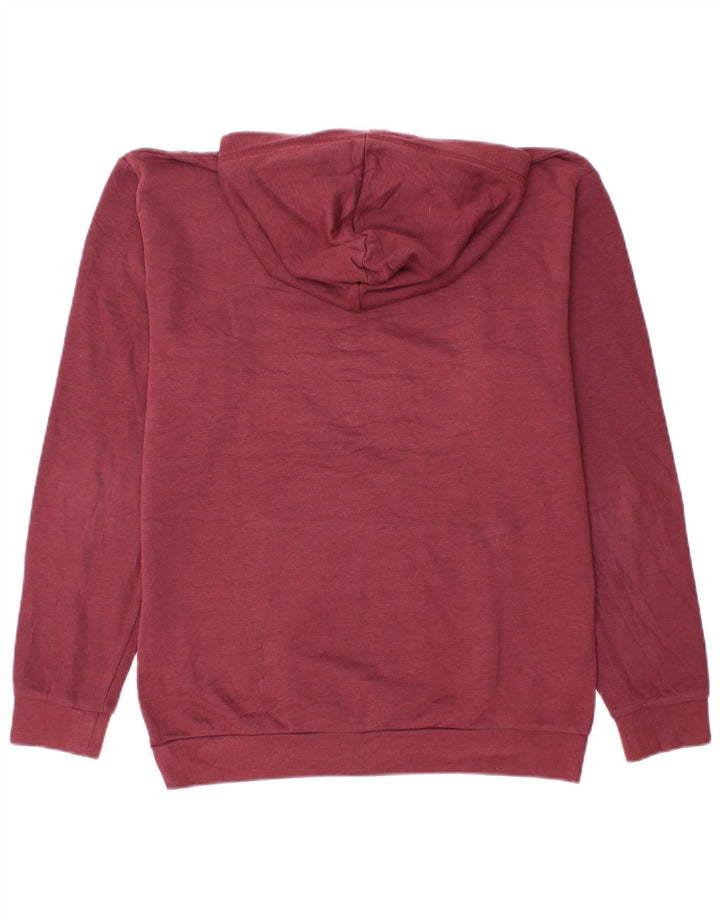 Sergio Tacchini Herre grafisk hættetrøje Jumper Medium rødbrun bomuld