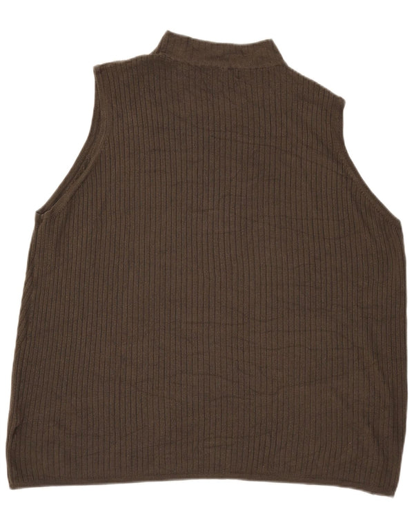 Marks & Spencer Dame Vest Tank Top UK 18 XL Khaki