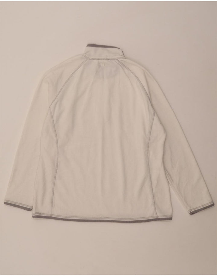 MOUNTAIN WAREHOUSE Fleecetrøje til kvinder med lynlåshals DK 18 XL Hvid polyester