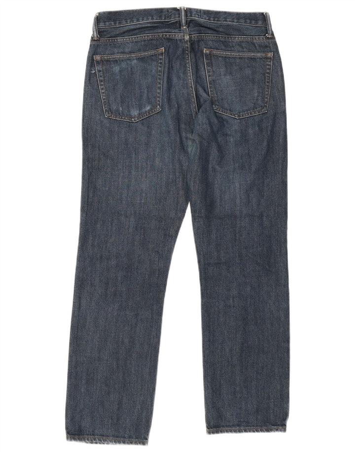 Gap Straight Jeans til mænd W31 L30 Marineblå Bomuld
