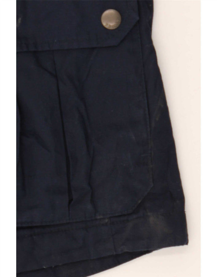 Fat Face Herre Hooded Utility Jacket UK 40 Large Navy Blue Polyester