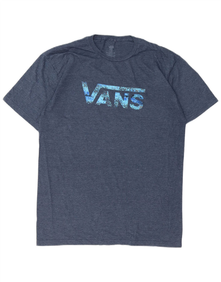 VANS Grafisk T-shirt til mænd, stor marineblå
