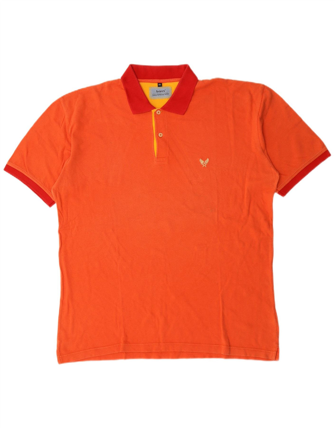 Avirex herre poloskjorte 2XL orange bomuld