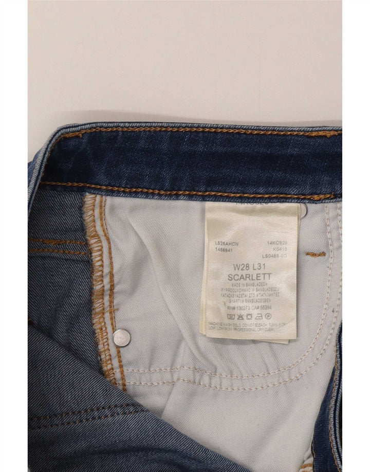 Lee Dame Skinny Jeans W28 L28 Blå Bomuld