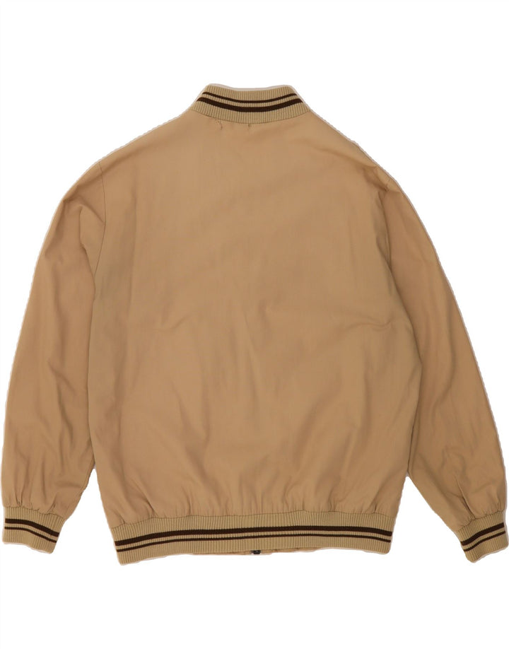 VINTAGE Mens Bomber Jacket IT 52 XL Beige Polyester Vintage Vintage and Second-Hand Vintage from Messina Hembry 