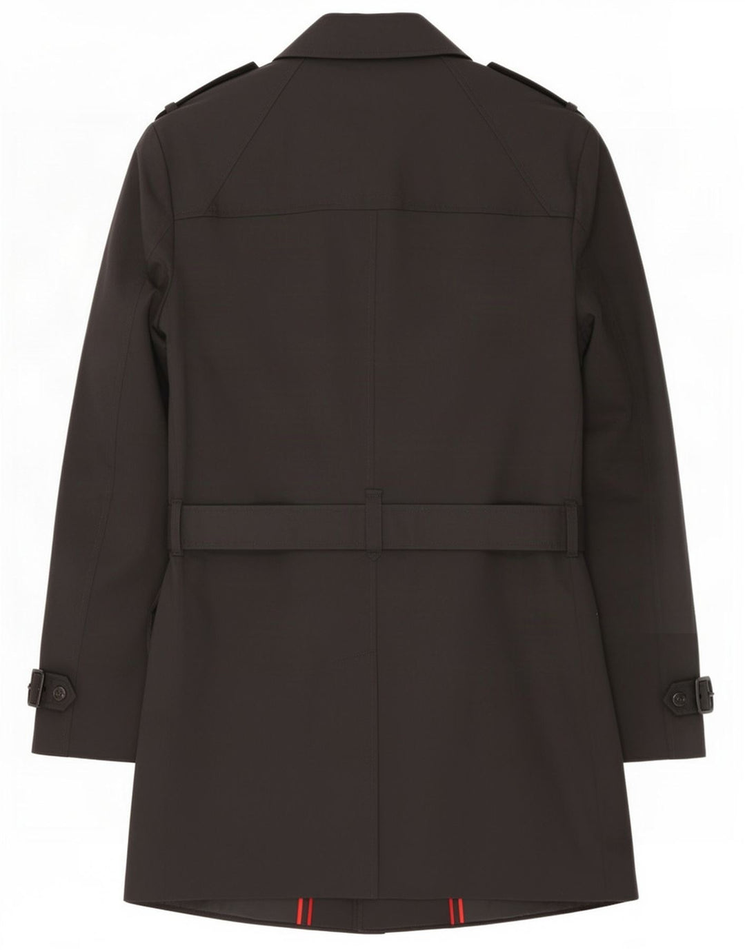 Hugo Boss Trench Coat til mænd EU 54 2XL Sort Polyester