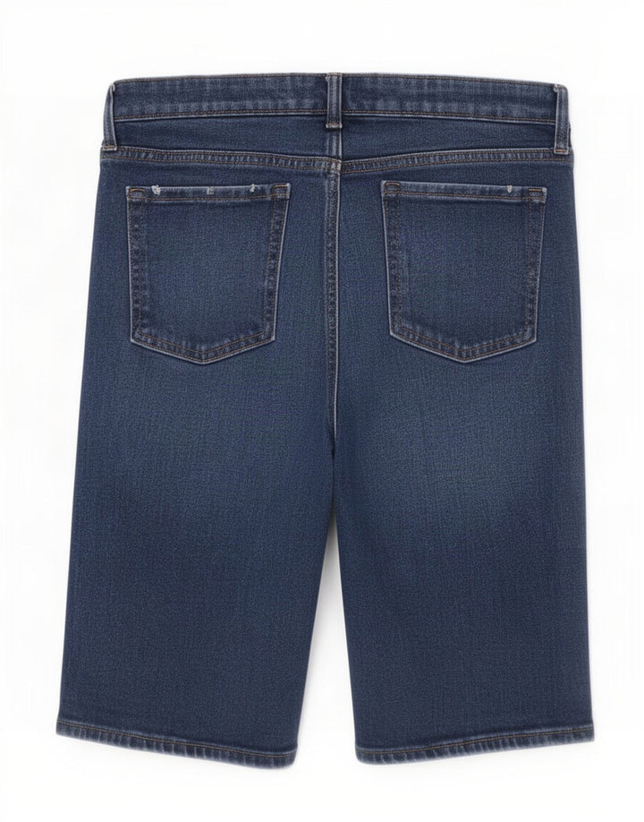 Gap Dame Denim Bermuda Shorts W28 Medium Blue Bomuld