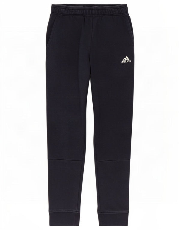 Adidas Mens Tracksuit Trousers Joggers Medium Navy Blue Cotton