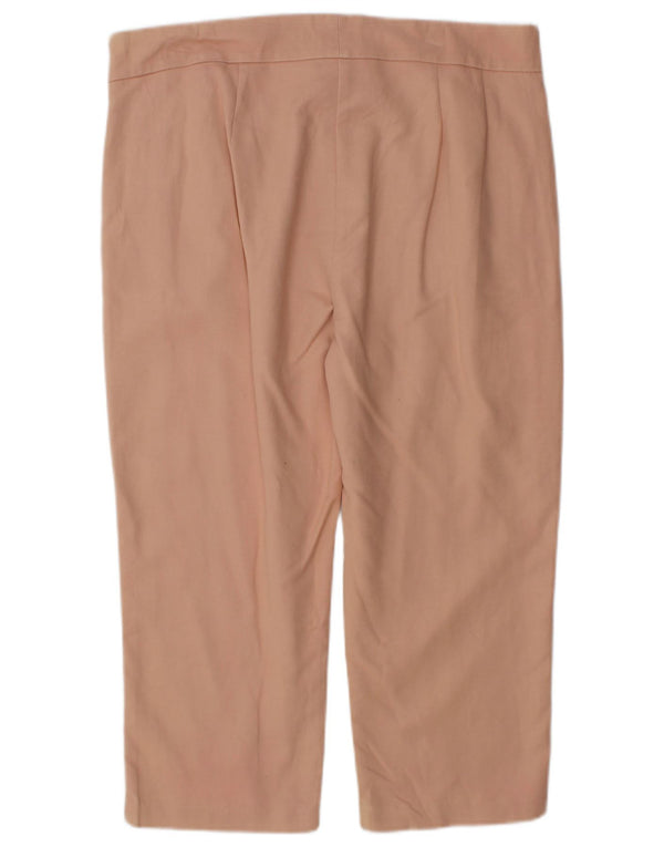 Marks & Spencer Lige Chinobukser til kvinder UK 14 Large W34 L21 Pink