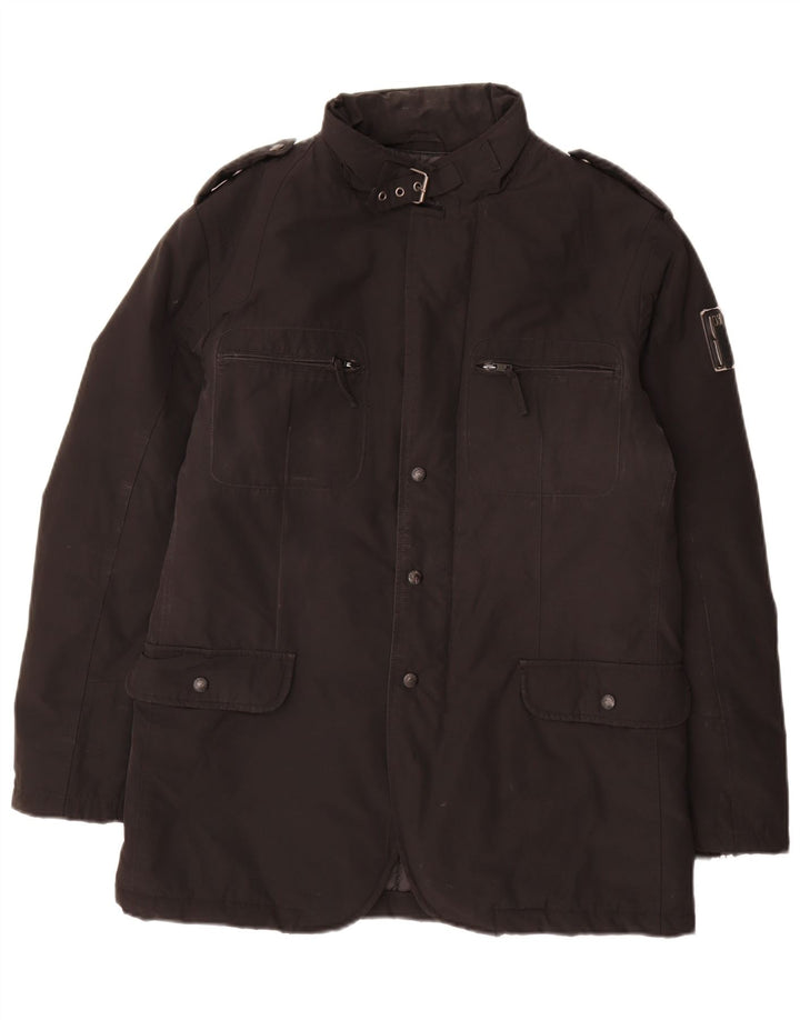 Bomboogie Herre Military Polstret Jakke UK 42 XL Sort Polyester