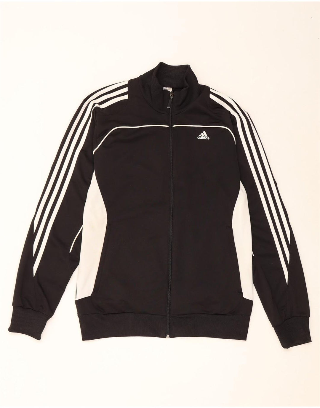 Adidas Træningsdragt til mænd Topjakke UK 40/42 Medium Sort Colourblock