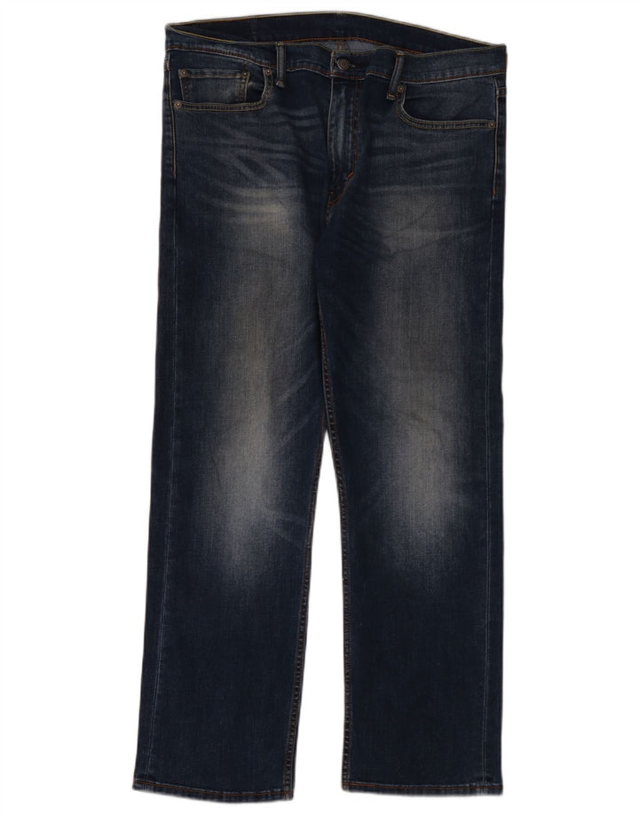 Levi's Herre 504 lige jeans W36 L30 blå bomuld