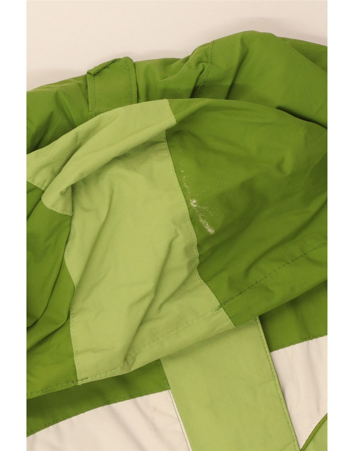COLUMBIA Interchange regnjakke til kvinder UK 14 Medium Green Colourblock