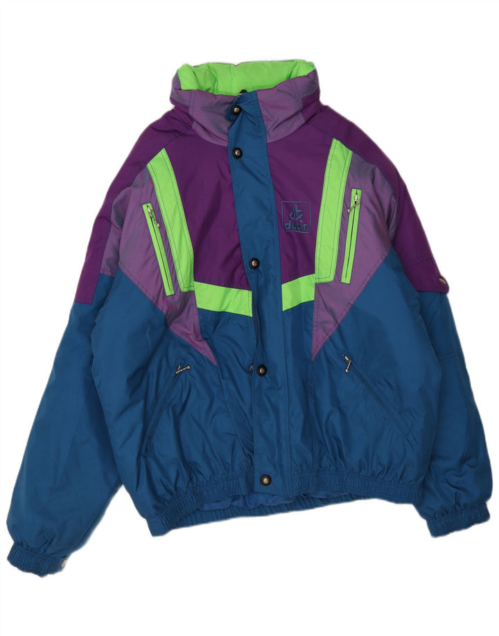 Dubin Skijakke til mænd US 42 XL Blå Colourblock Polyester