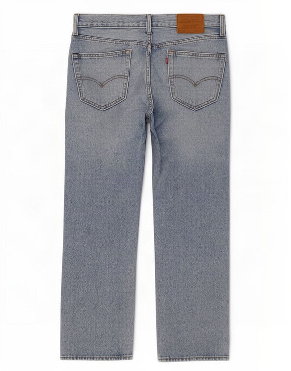Levi's Dame 551 Loose Fit Straight Jeans W29 L26 Blå Bomuld
