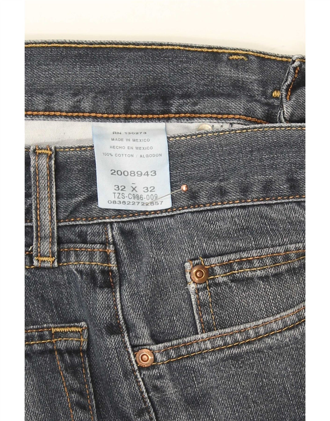 Lee Straight Jeans til mænd W32 L32 blå bomuld