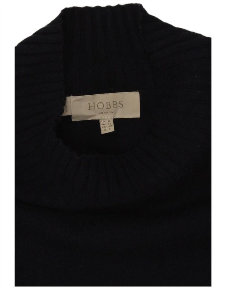 Hobbs Dame Jumper Dress UK 12 Medium Navy Blue Uld