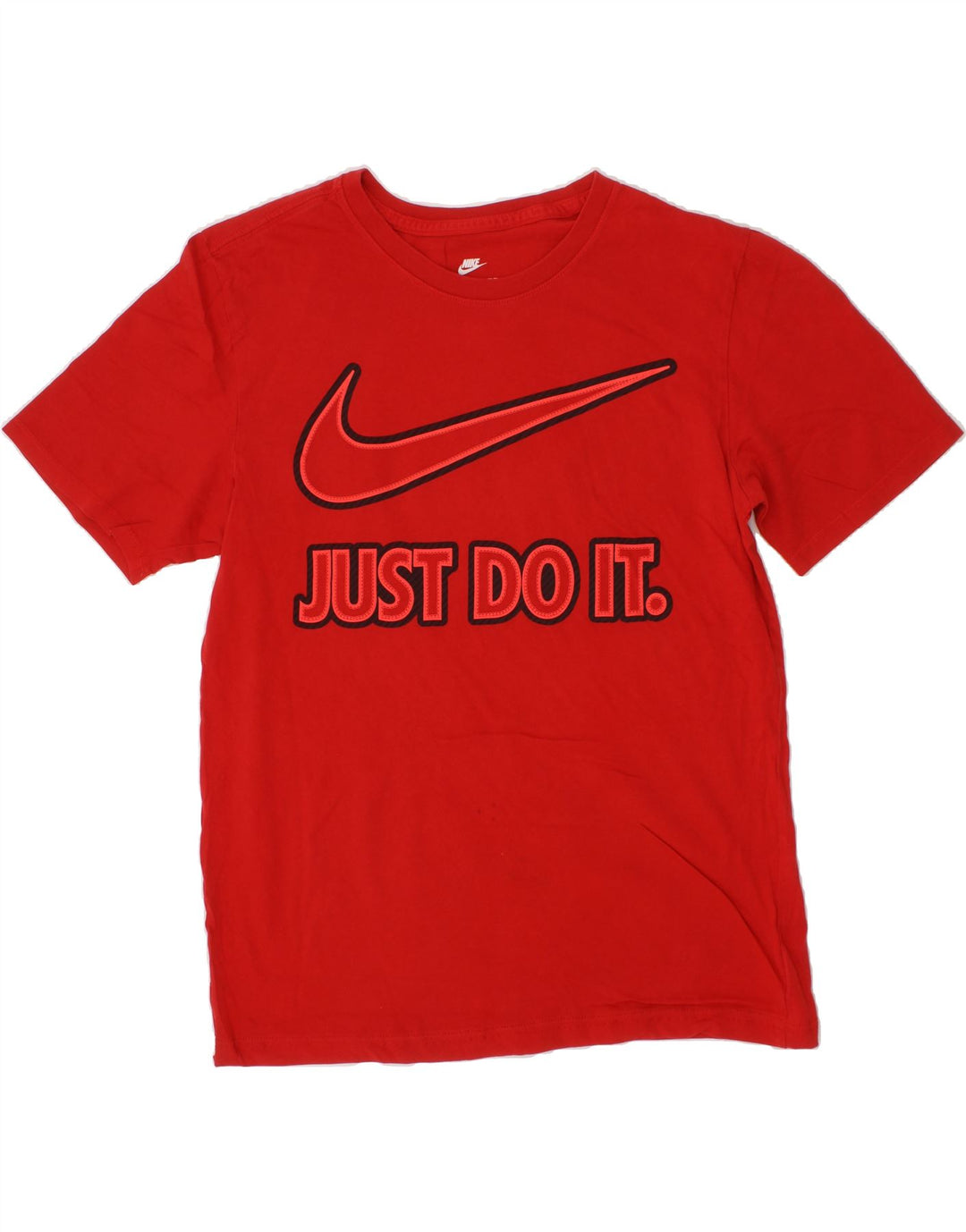 NIKE Mens Athletic Cut Graphic T-Shirt Top Small Red Cotton Vintage Nike and Second-Hand Nike from Messina Hembry 