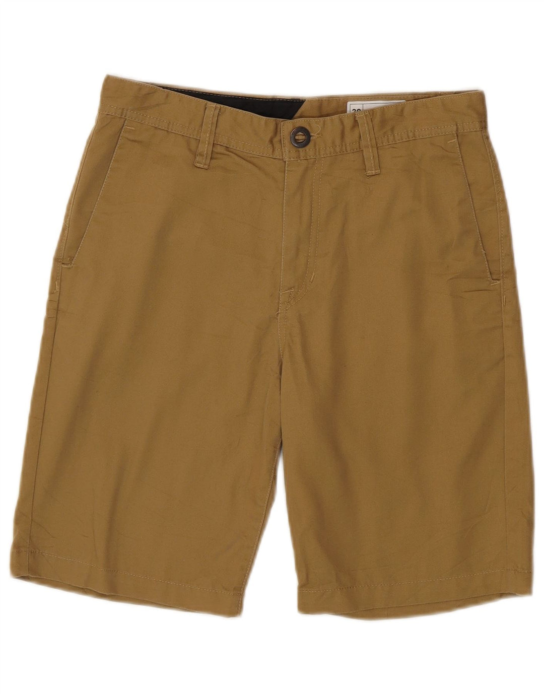 Volcom Herre Chino Shorts W29 Small Khaki Polyester