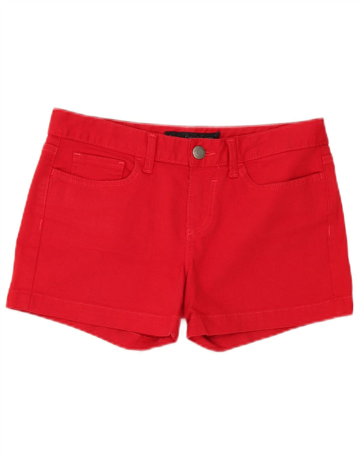 Calvin Klein denimshorts til kvinder W26 Små røde bomuld