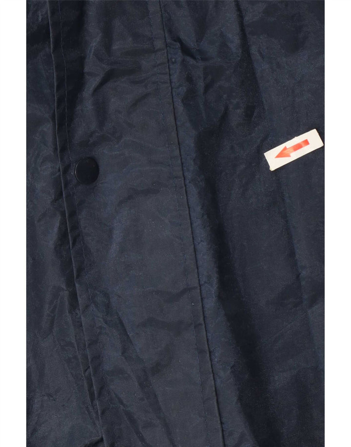 Dickies drenge regnjakke med hætte 11-12 år marineblå polyester