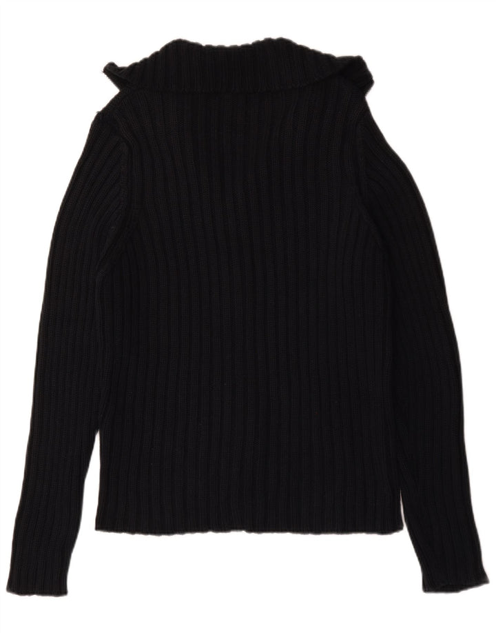 Zara Herre Cardigan Sweater Stor Marineblå Bomuld