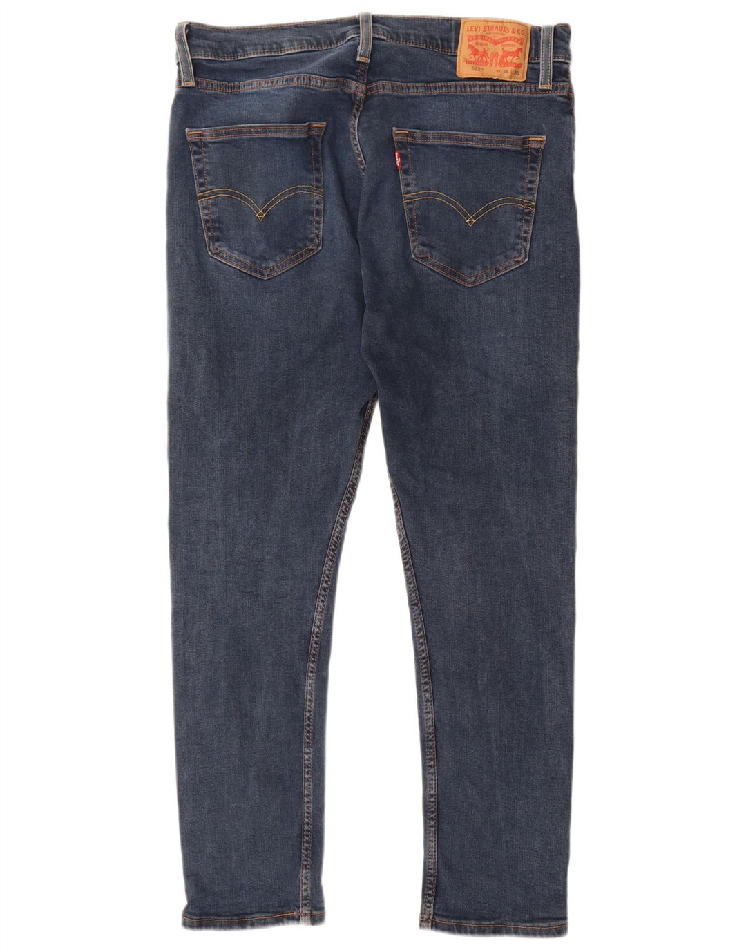 Levi's Herre 512 Slim Tapered Jeans W34 L30 Blå Bomuld