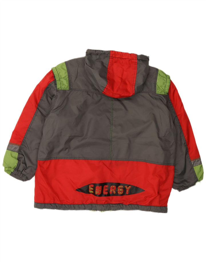 Frank Eden Herre Grafisk Windbreaker Jacket UK 36 Small Multicolored