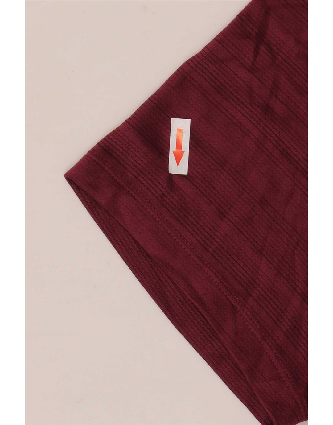 Nike Herre Dri Fit T-shirt Top Stor Bourgogne stribet polyester