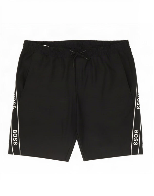 Hugo Boss Herre grafiske svømmeshorts 3XL sort polyester