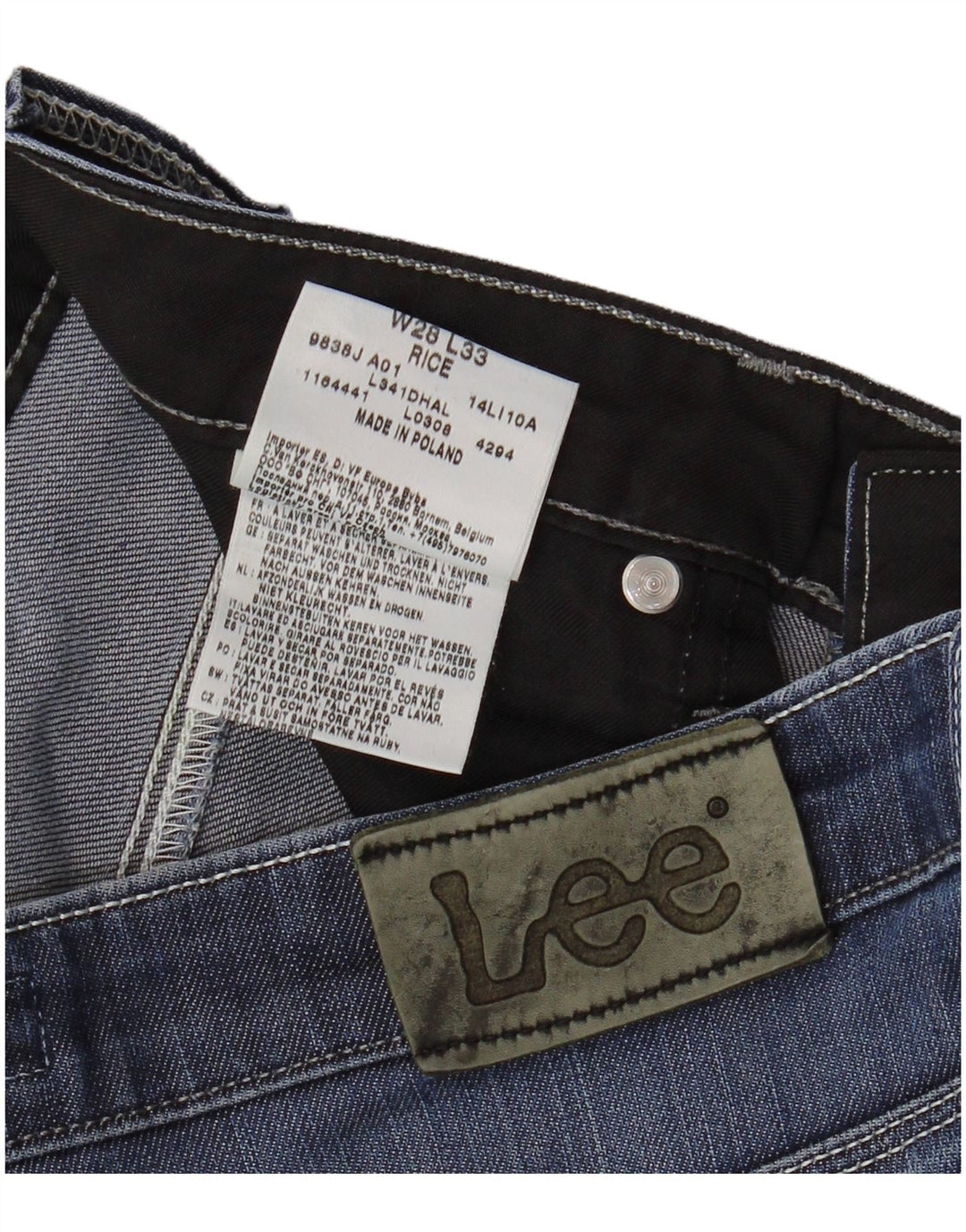 Lee Dame Rice Bootcut Jeans W28 L27 Blå Bomuld