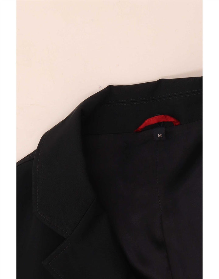 Fay Herre Overfrakke UK 38 Medium Navy Blue Polyester Classic