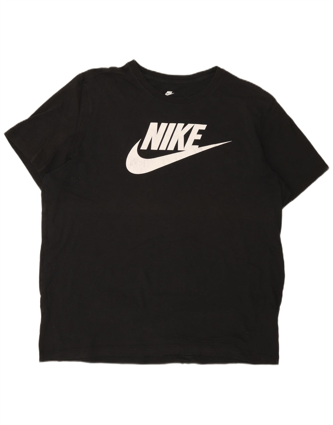 Nike grafisk T-shirt top til mænd XL sort bomuld