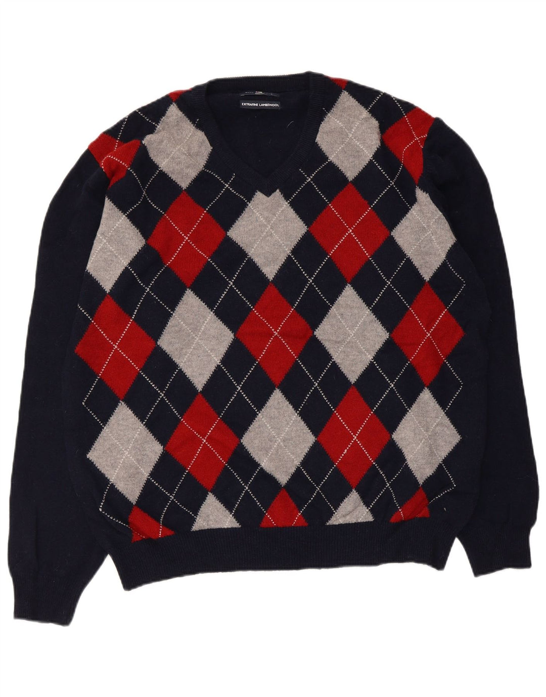 Marks & Spencer Herre Blue Harbor V-hals sweater Large Navy Blue