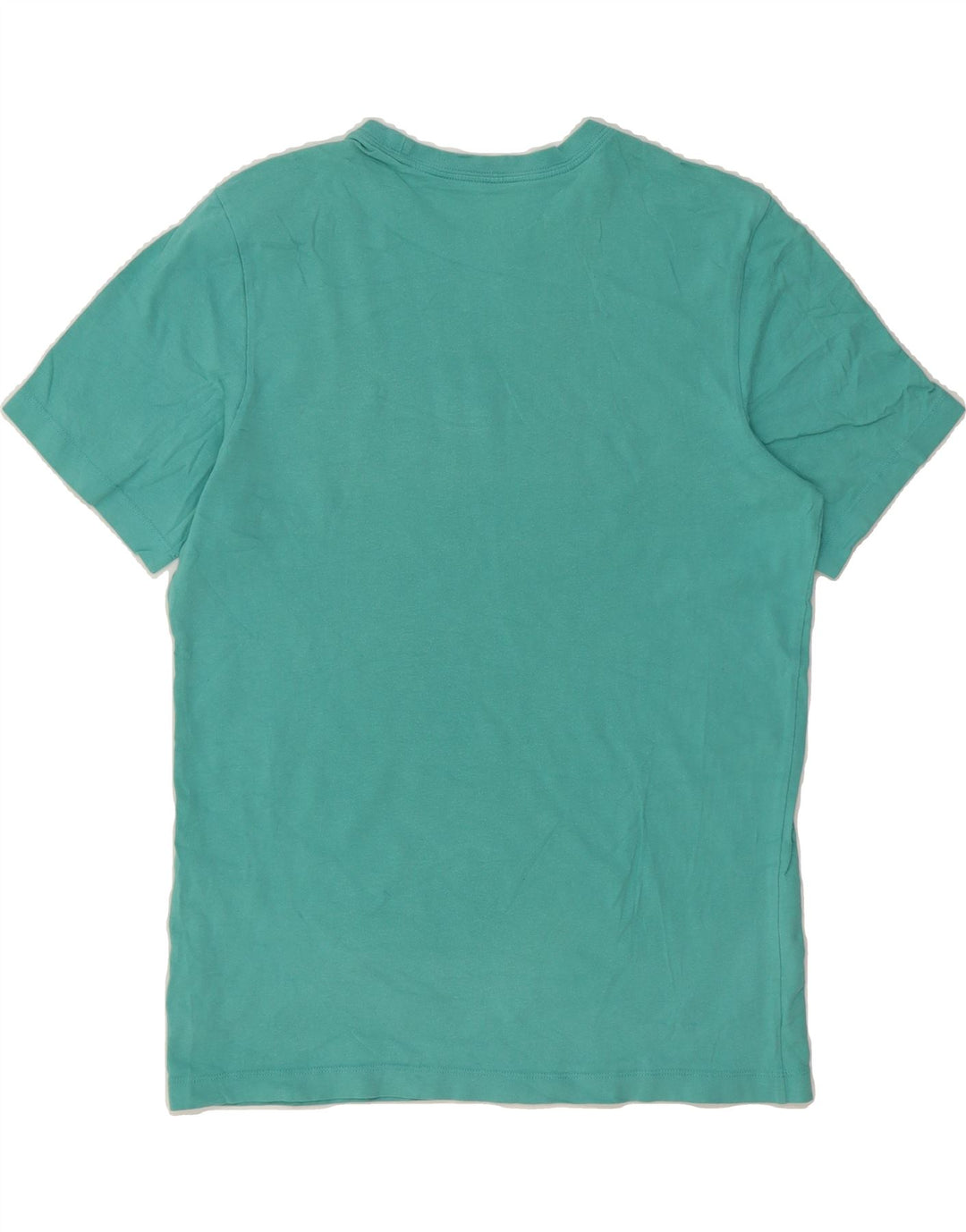 JORDAN Mens Graphic T-Shirt Top Medium Turquoise Cotton Vintage Jordan and Second-Hand Jordan from Messina Hembry 