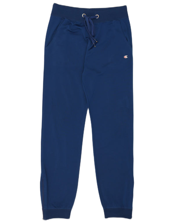 Champion Womens træningsdragt Bukser Joggers UK 10 Small Navy Blue Polyester
