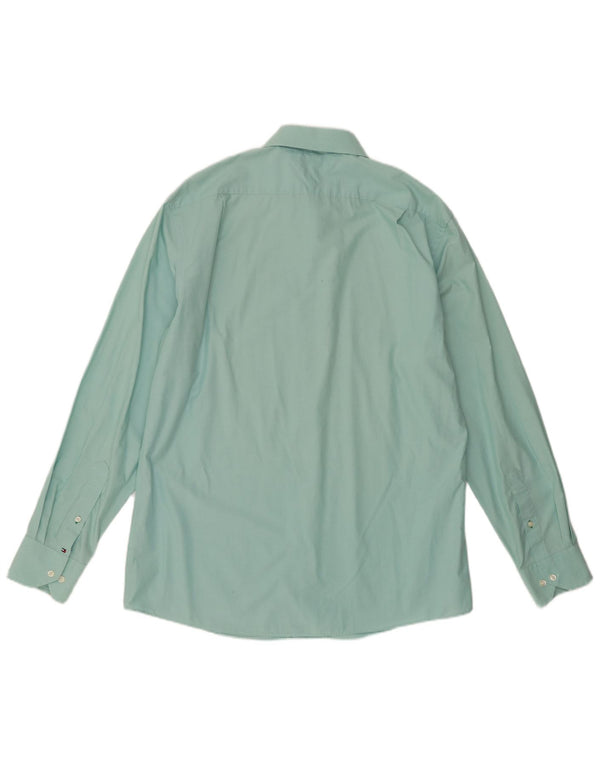 Tommy Hilfiger Herreskjorte str. 16 1/2 Stor Grøn Bomuld