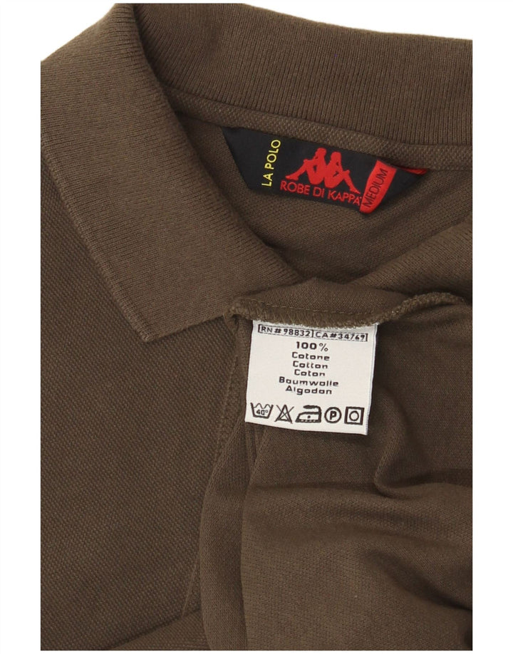 Kappa herre poloshirt Medium Khaki Bomuld