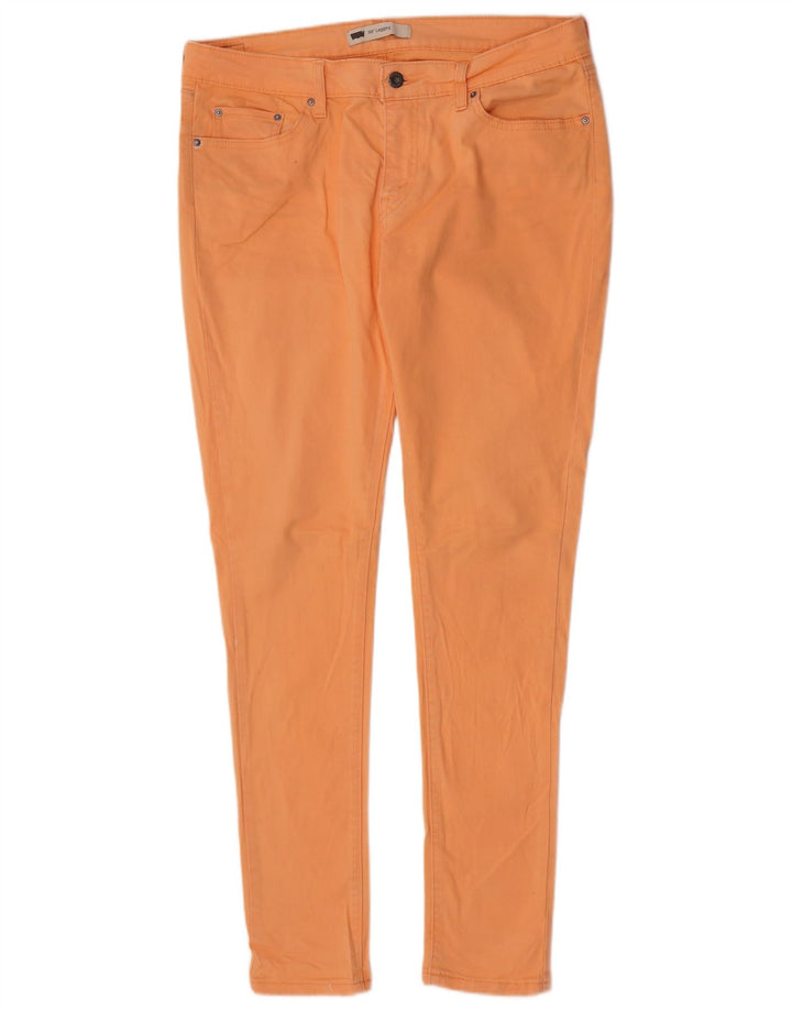 Levi's Dame Jegging Jeans W34 L32 Orange Bomuld