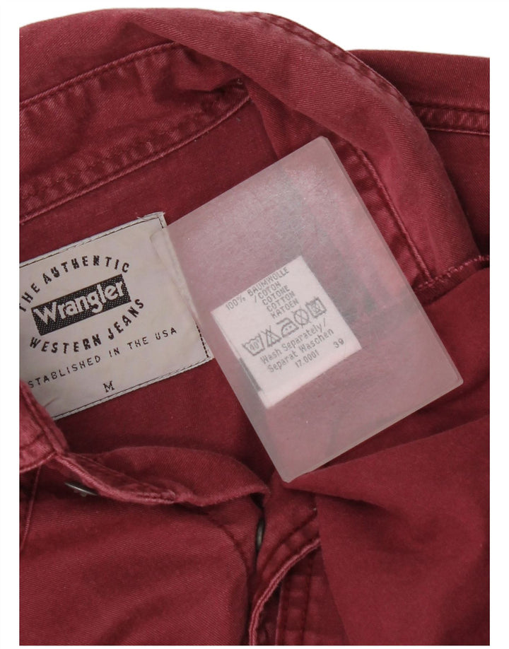 Wrangler Herreskjorte Medium Bourgogne bomuld